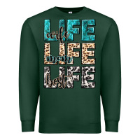 Sports Green wife life wife mom life best Premium Sweatshirt - NancyCooperArtShop