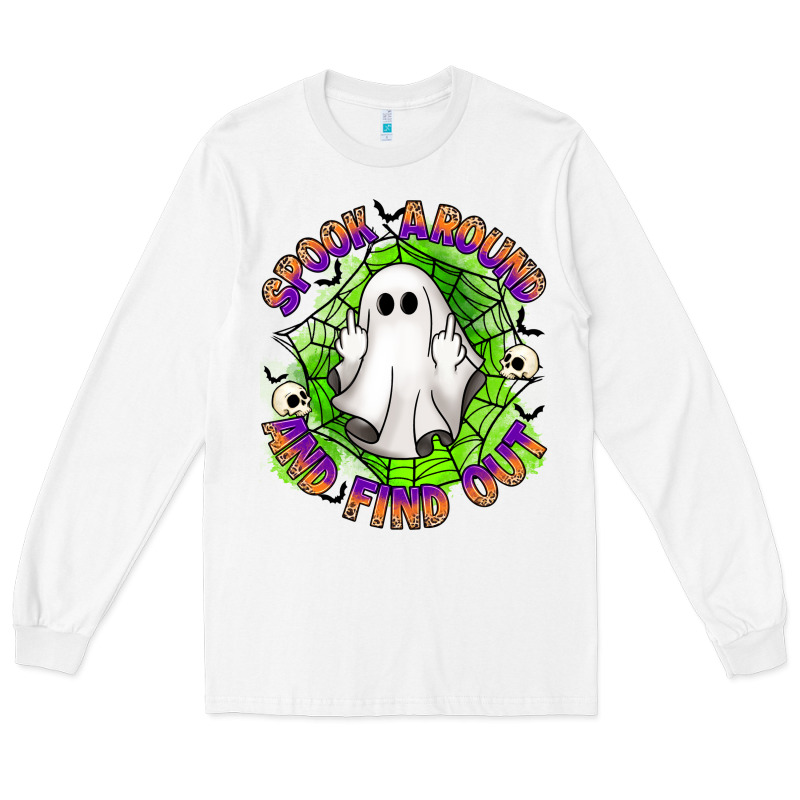 Spook Aound And Find Out Long Sleeve Tee by Artiststas | Teevron