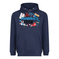 Navy pharmacy tech Heavyweight Hoodie - MaliasSmallBusiness