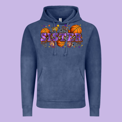 Sister Basketball Vintage Hoodie Designed By Zillion Design Studio