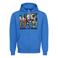 True Royal ocd obsessive cow disorder Zipper Hoodie - Jasminsmagicworld