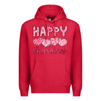 Cardinal happy valentines Premium Hoodie - LillyAllenDesigns