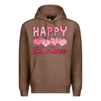 Chestnut happy valentines Premium Hoodie - LillyAllenDesigns