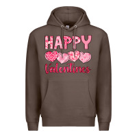 Coffee happy valentines Premium Hoodie - LillyAllenDesigns