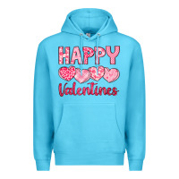 Ocean Blue happy valentines Premium Hoodie - LillyAllenDesigns
