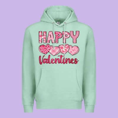 Happy Valentines Premium Hoodie Designed By Lillyallendesigns