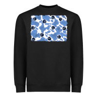 Black distressed blueberry milkshake cowhide Heavyweight Sweatshirt - RanaPortraitStore