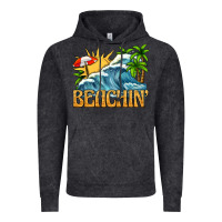 Vintage Black beachin Vintage Hoodie - texasbilliewilder