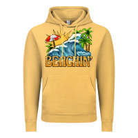 Vintage Mustard beachin Vintage Hoodie - texasbilliewilder