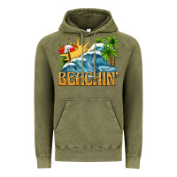 Vintage Olive beachin Vintage Hoodie - texasbilliewilder