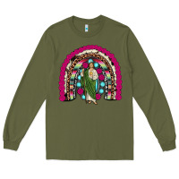 Army Green san judas rainbow Long Sleeve Tee - JahusDesignShop