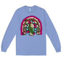 Colony Blue san judas rainbow Long Sleeve Tee - JahusDesignShop