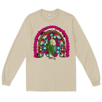 Mushroom san judas rainbow Long Sleeve Tee - JahusDesignShop