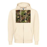 Sandshell camouflage  leopard Zipper Hoodie - BarkalooDesign