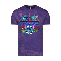 Cloud Purple preview flower stitch blue preschool Vintage Tee - AdoDesignShop
