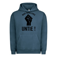 Pigment Midnight Navy Bad Spellers Urban Hoodie - Bettercallsaul