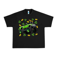 Black Monster truck st patricks day Urban Heavy Tee - Neo Western