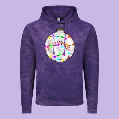 Christmas Baseball Vintage Hoodie Designed By Ranaportraitstore