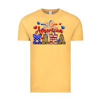 Vintage Mustard American mama Vintage Tee - Neo Western