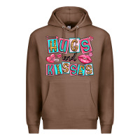 Chestnut hugs and kisses Premium Hoodie - LillyAllenDesigns
