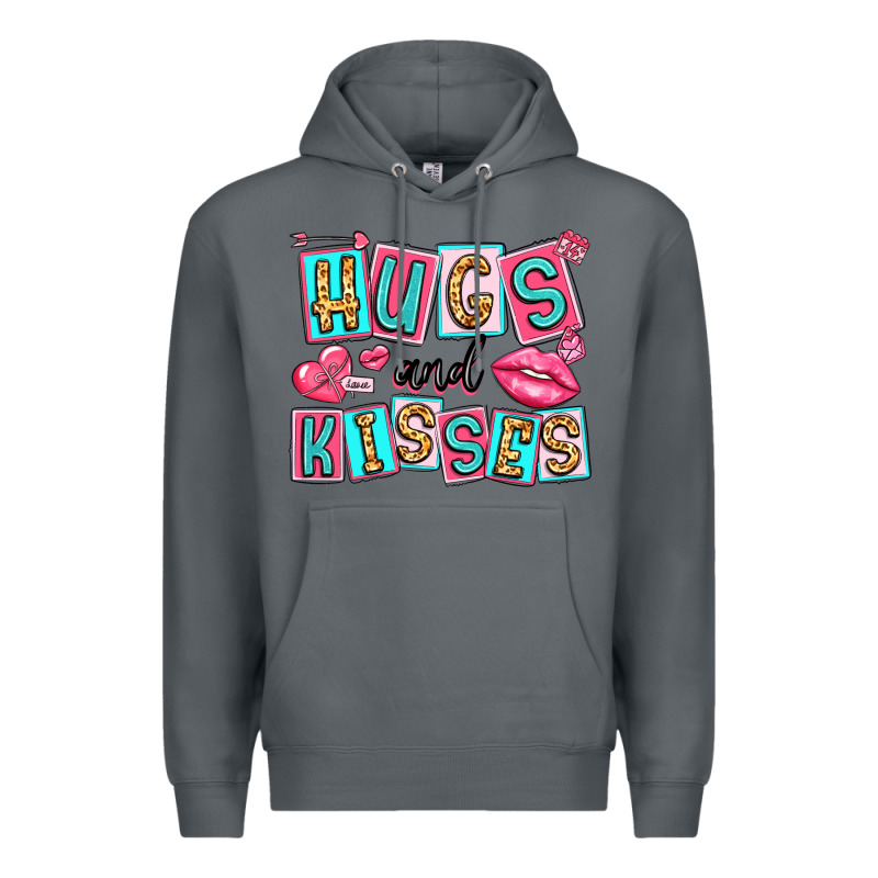 Hugs And Kisses Premium Hoodie by LillyAllenDesigns | Teevron