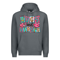 Rock hugs and kisses Premium Hoodie - LillyAllenDesigns