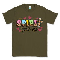 Army Green spirit lead me Classic Tee - Artiststas
