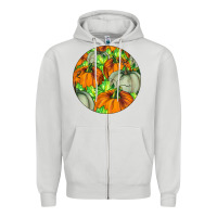 Dove Grey Fall Rounded Zipper Hoodie - LillyAllenDesigns