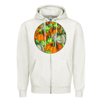 Oatmeal Heather Fall Rounded Zipper Hoodie - LillyAllenDesigns