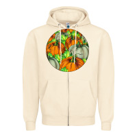 Sandshell Fall Rounded Zipper Hoodie - LillyAllenDesigns