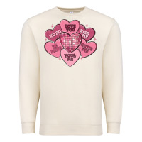 Sandshell valentines conversation hearts Premium Sweatshirt - MaliasSmallBusiness