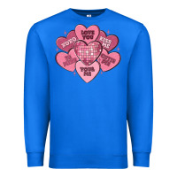 True Royal valentines conversation hearts Premium Sweatshirt - MaliasSmallBusiness