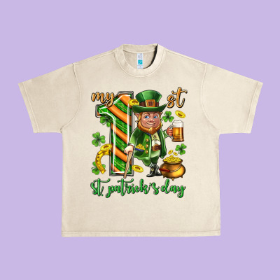My 1 St St. Patricks Day Urban Heavy Tee Designed By Neo Western