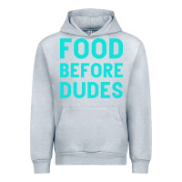 Heather Grey Food Before Dudes Urban Hoodie - Bettercallsaul