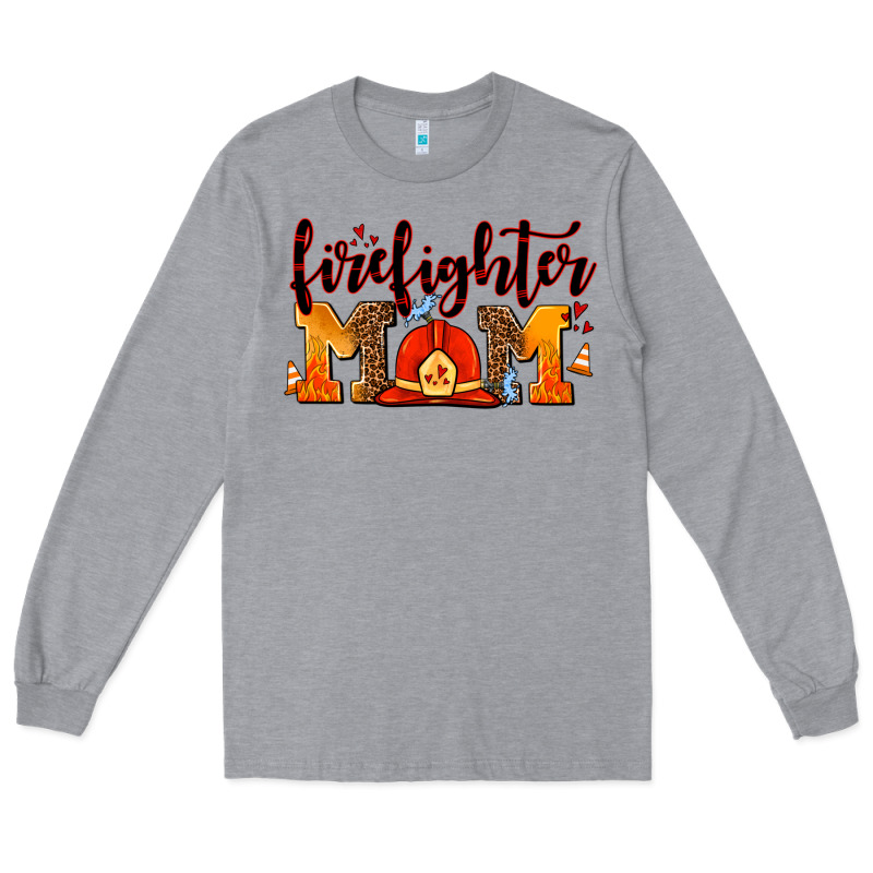 Firefighter  Mom Long Sleeve Tee by AdoDesignShop | Teevron