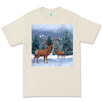 Bone winter deer Premium Tee - BarkalooDesign