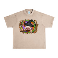 French Oak halloween pig Urban Heavy Tee - CowhideDigitalArt