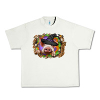 Pistachio halloween pig Urban Heavy Tee - CowhideDigitalArt