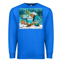 True Royal winter coffee cups with gnome Premium Sweatshirt - NancyCooperArtShop