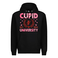 Black cupid university Premium Hoodie - LillyAllenDesigns