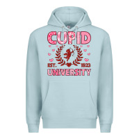 Blue Mist cupid university Premium Hoodie - LillyAllenDesigns