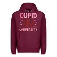 Burgundy cupid university Premium Hoodie - LillyAllenDesigns