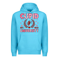 Ocean Blue cupid university Premium Hoodie - LillyAllenDesigns