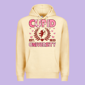Cupid University Premium Hoodie Designed By Lillyallendesigns