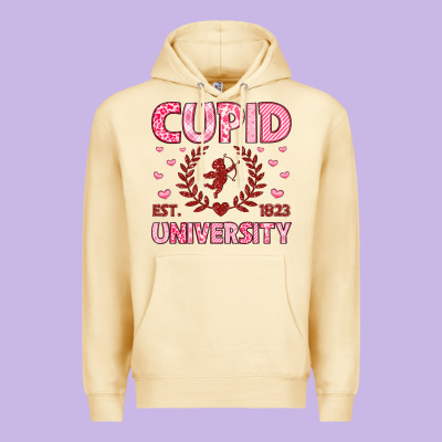 Cupid University Premium Hoodie Designed By Lillyallendesigns