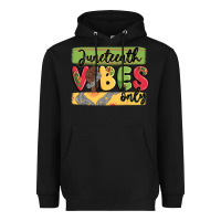 Black juneteenth vibes only Heavyweight Hoodie - MaliasSmallBusiness