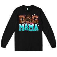 Black dog mama Long Sleeve Tee - AdoDesignShop