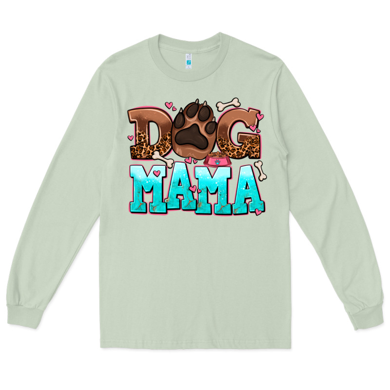 Dog Mama Long Sleeve Tee by AdoDesignShop | Teevron