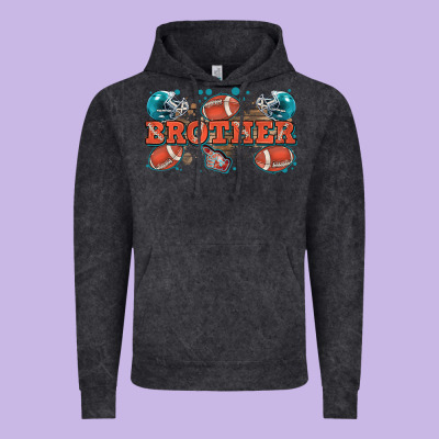 Brother American Football Vintage Hoodie Designed By Zillion Design Studio