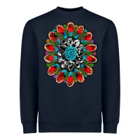 Navy christmas gemstone Heavyweight Sweatshirt - RanaPortraitStore